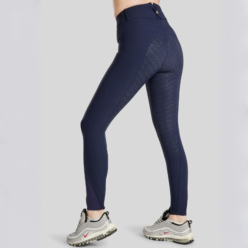 Bryczesy Megan Yati Full Grip Granatowe