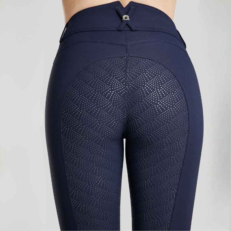 Bryczesy Megan Yati Full Grip Granatowe