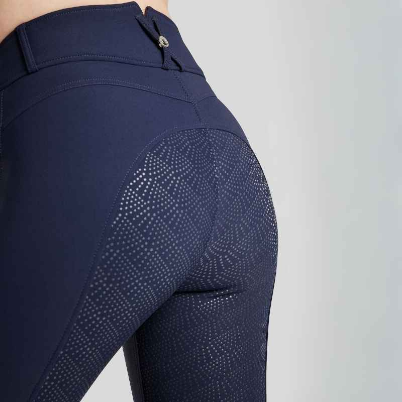 Bryczesy Megan Yati Full Grip Granatowe