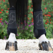 Ochraniacze ujeżdżeniowe Absolute Rear Velcro Czarne Ochraniacze ujeżdżeniowe Absolute Rear Velcro Czarne