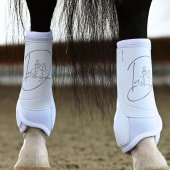 Ochraniacze ujeżdżeniowe Absolute Rear Velcro Białe Ochraniacze ujeżdżeniowe Absolute Rear Velcro Białe
