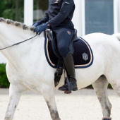 Czaprak wszechstronny Shetty Velvet Emblem Heritage Granatowy Czaprak wszechstronny Shetty Velvet Emblem Heritage Granatowy