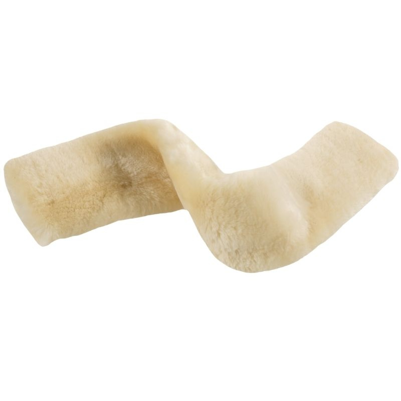 Nakładka na popręg Lambskin Naturalna
