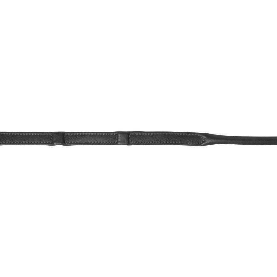 Wodze ze stoperami okrągło szyte  Czarne