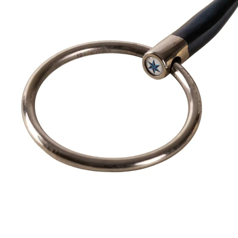 Wędzidło pojedynczo łamane kółkowe Sweet Iron 16mm