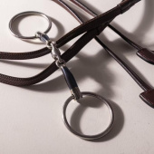 Wędzidło podwójnie łamane kółkowe Sweet Iron 14mm Wędzidło podwójnie łamane kółkowe Sweet Iron 14mm