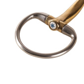 Wędzidło oliwkowe pojedynczo łamane Sweet Copper 14mm Wędzidło oliwkowe pojedynczo łamane Sweet Copper 14mm