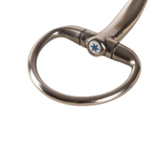 Wędzidło oliwkowe pojedynczo łamane Stainless Steel 16mm Wędzidło oliwkowe pojedynczo łamane Stainless Steel 16mm