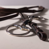 Wędzidło oliwkowe podwójnie łamane Sweet Iron 14mm Wędzidło oliwkowe podwójnie łamane Sweet Iron 14mm