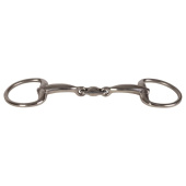 Wędzidło oliwkowe podwójnie łamane Stainless Steel 16mm Wędzidło oliwkowe podwójnie łamane Stainless Steel 16mm