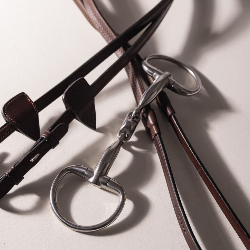 Wędzidło oliwkowe podwójnie łamane Stainless Steel 16mm