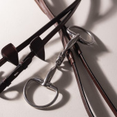 Wędzidło oliwkowe podwójnie łamane Stainless Steel 16mm Wędzidło oliwkowe podwójnie łamane Stainless Steel 16mm