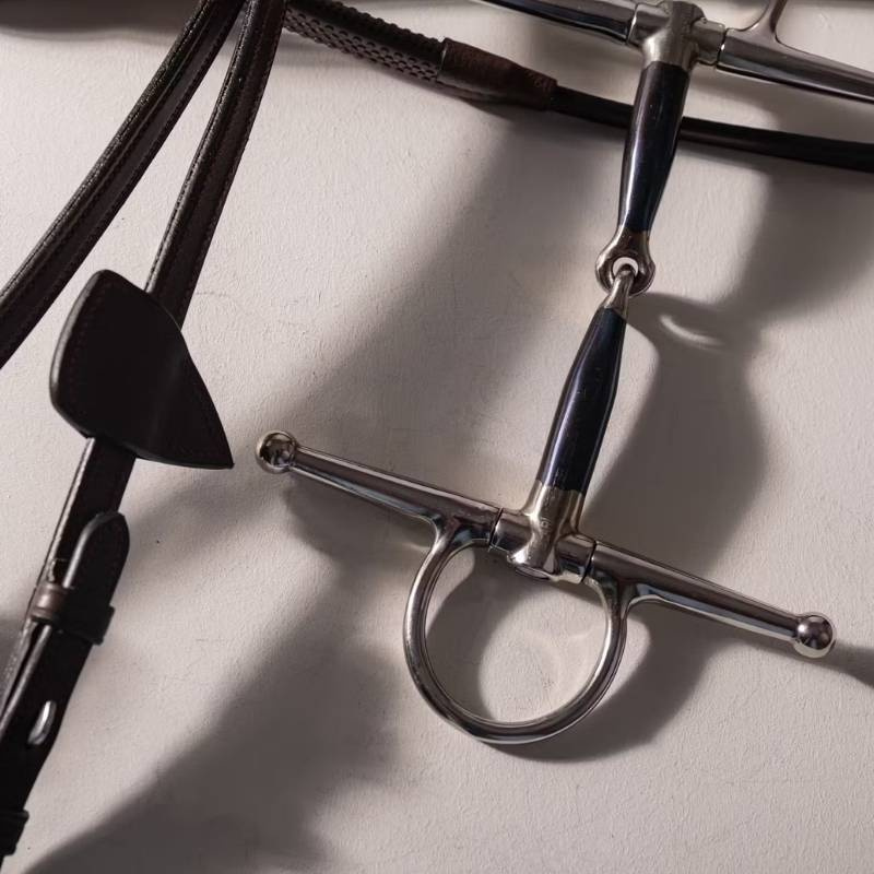 Wędzidło z wąsami pojedynczo łamane Sweet Iron 14mm