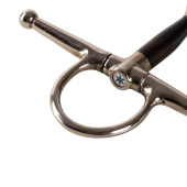 Wędzidło z wąsami pojedynczo łamane Sweet Iron 16mm Wędzidło z wąsami pojedynczo łamane Sweet Iron 16mm