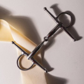 Wędzidło z wąsami pojedynczo łamane Stainless Steel 16mm Wędzidło z wąsami pojedynczo łamane Stainless Steel 16mm