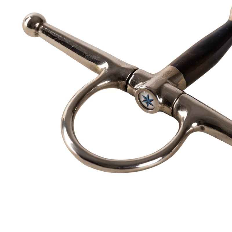 Wędzidło z wąsami podwójnie łamane Sweet Iron 16mm