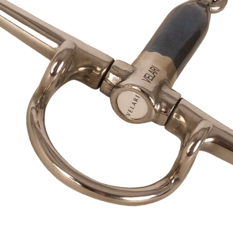 Wędzidło Gag z wąsami pojedynczo łamane Sweet Iron 16mm