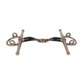 Wędzidło Gag z wąsami podwójnie łamane Sweet Iron 16mm Wędzidło Gag z wąsami podwójnie łamane Sweet Iron 16mm