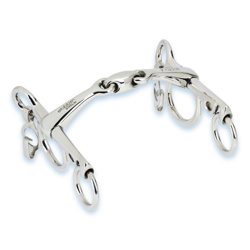 Podwójnie łamane Wędzidło Easy-Control Baby Pelham