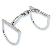 Wędzidło D-ring podwójnie łamane Easy Control Wędzidło D-ring podwójnie łamane Easy Control