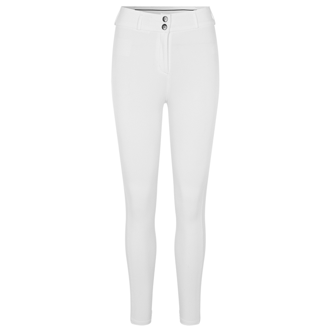 Bryczesy KLKaya F-Tec6 z pół lejem Białe