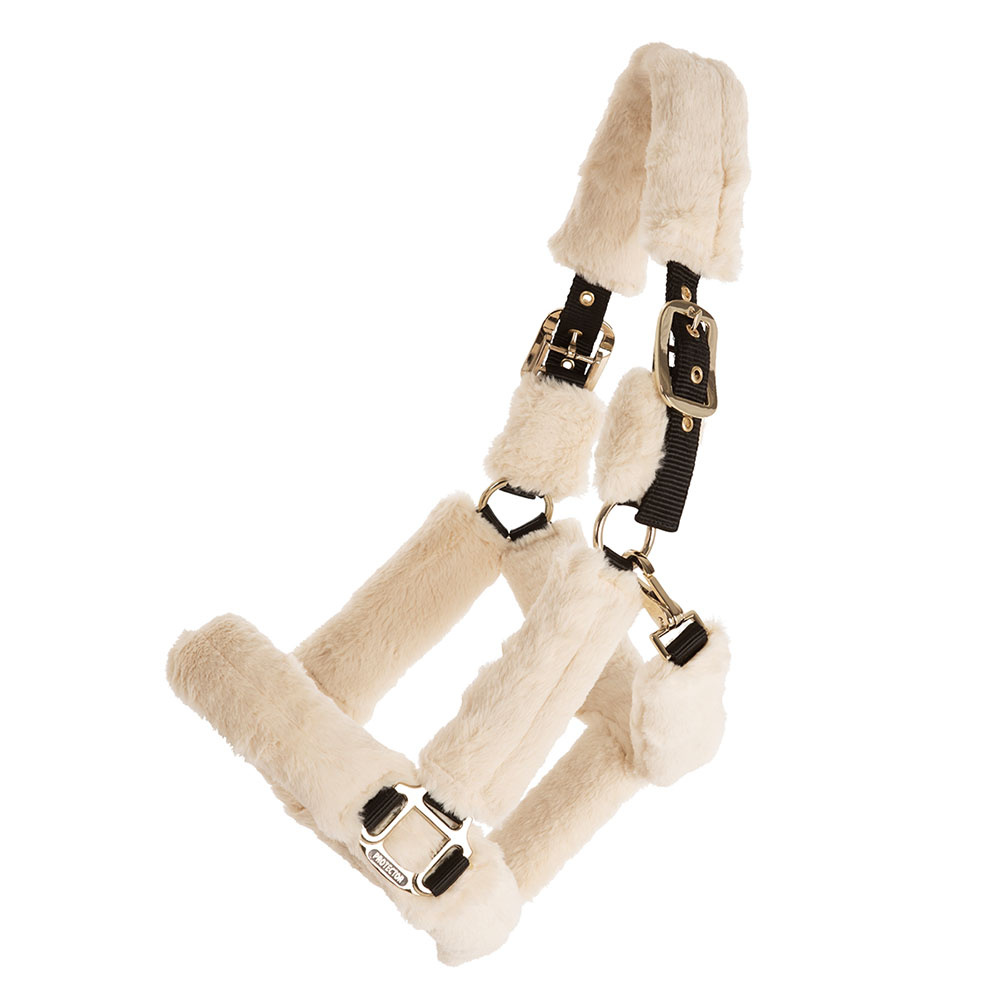 Kantar Cozy z futerkiem Czarny/Natural