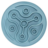 Mata do karmienia Slow Feed Turkusowa Mata do karmienia Slow Feed Turkusowa