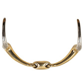 Wędzidło oliwkowe podwójnie łamane z systemem Magic Soft Contact Lock Up 12mm Wędzidło oliwkowe podwójnie łamane z systemem Magic Soft Contact Lock Up 12mm