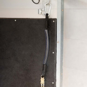 Uwiąz transportowy Panic Clip Czarny Uwiąz transportowy Panic Clip Czarny