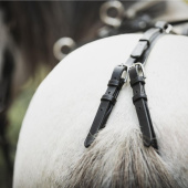 Pas do lonżowania Shetland/Pony Czarny Pas do lonżowania Shetland/Pony Czarny