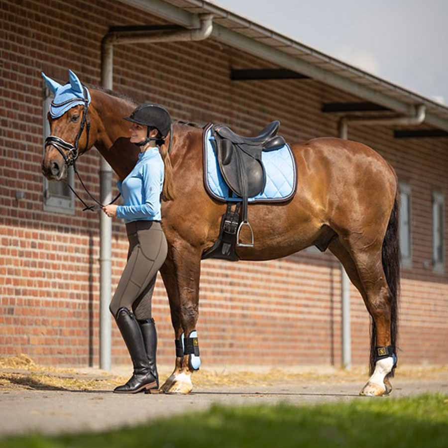 Ochraniacze skokowe przód Event Niebieskie