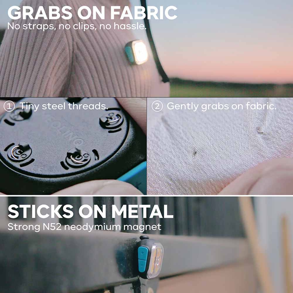 Lampka Light 01 ClipOn Czarny