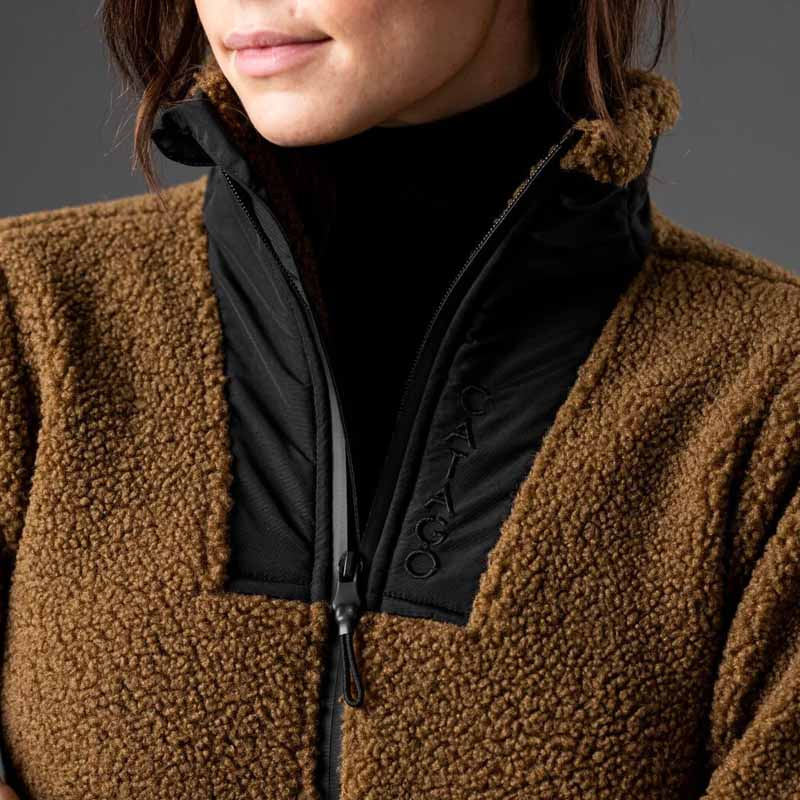 Bluza polarowa Ashley Brązowa