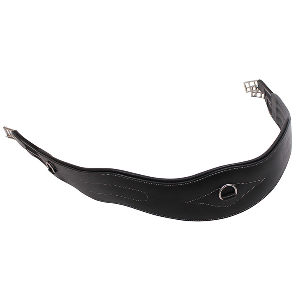 Anatomiczny popręg Luxury Stitching Czarny