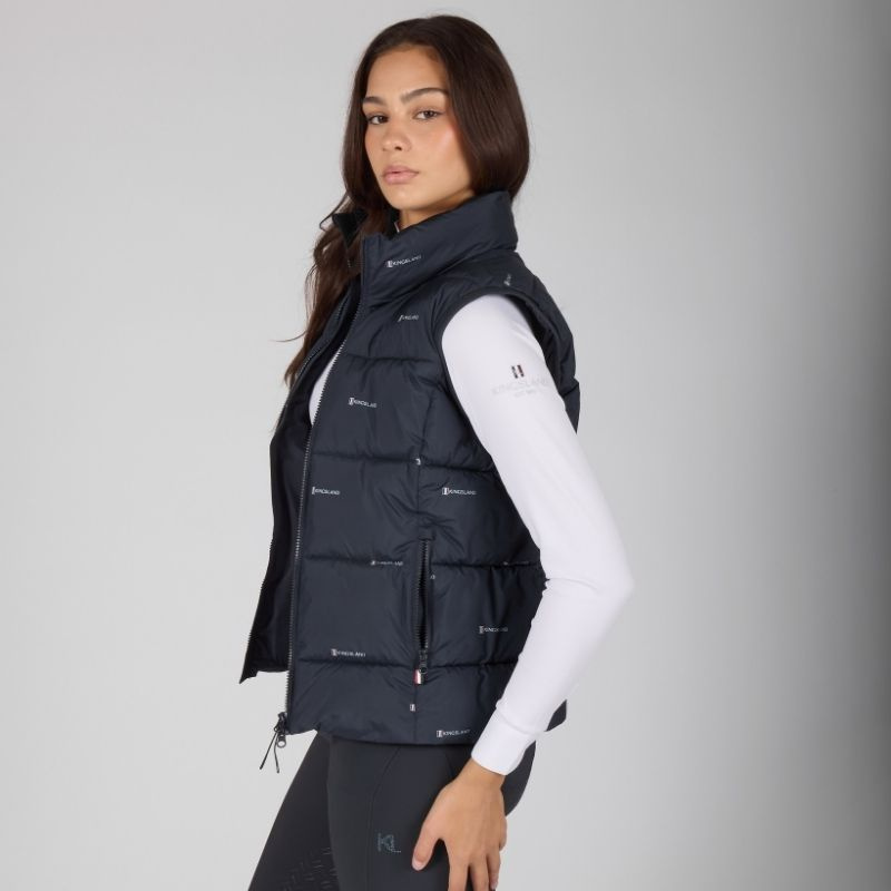 Kamizelka jeździecka Classic Insulated Granatowa