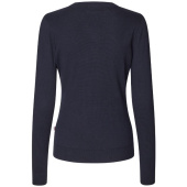 Sweter Classic V-Neck Pullover Granatowy Sweter Classic V-Neck Pullover Granatowy