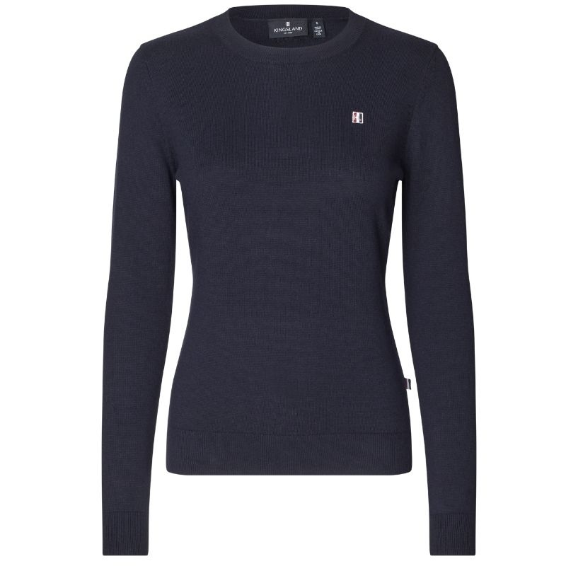 Sweter Classic O-Neck Pullover Granatowy