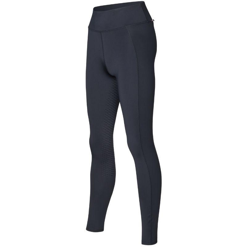 Legginsy jeździeckie Classic Full Grip Granatowe