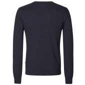 Sweter Classic Mens O-Neck Pullover Granatowy Sweter Classic Mens O-Neck Pullover Granatowy