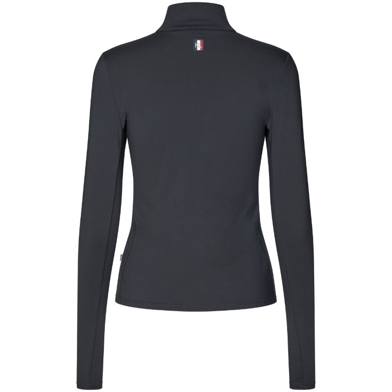 Bluzka jeździecka Classic Training Shirt Granatowa