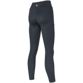 Zimowe legginsy jeździeckie Classic Brushed Full Grip Granatowe Zimowe legginsy jeździeckie Classic Brushed Full Grip Granatowe