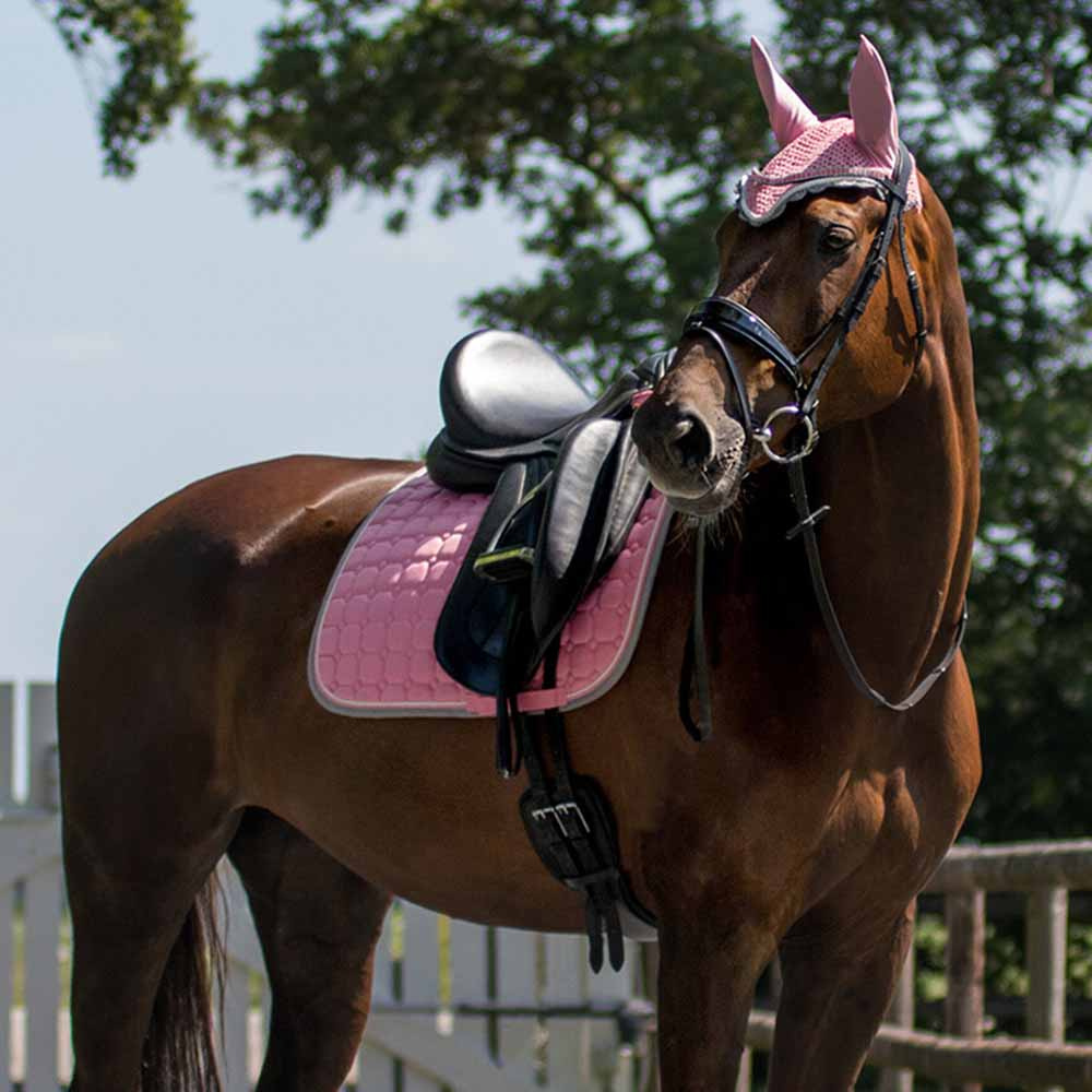 Czaprak wszechstronny Florence różowo/szary