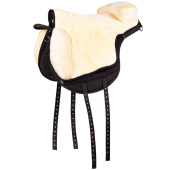 Pad do jazdy na oklep Super Soft Czarny/Naturalny