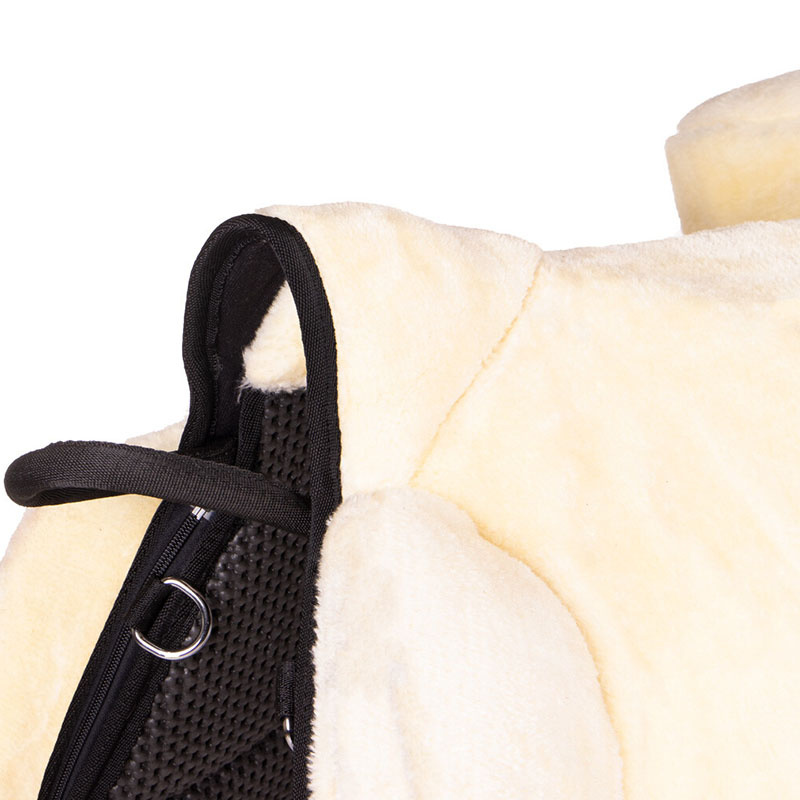 Pad do jazdy na oklep Super Soft Czarny/Naturalny