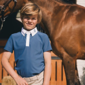 Koszula konkursowa Dziecko/Junior Boy Osaka Short Sleeve Niebieski Koszula konkursowa Dziecko/Junior Boy Osaka Short Sleeve Niebieski