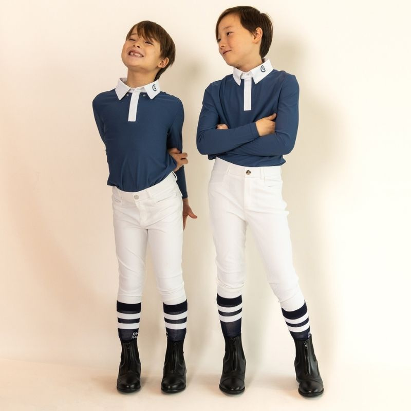 Koszula konkursowa Dziecko/Junior Boy Osaka Long Sleeve Niebieski