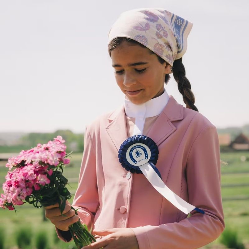 Frak konkursowy Dziecko/Junior Girls Paris Różowy