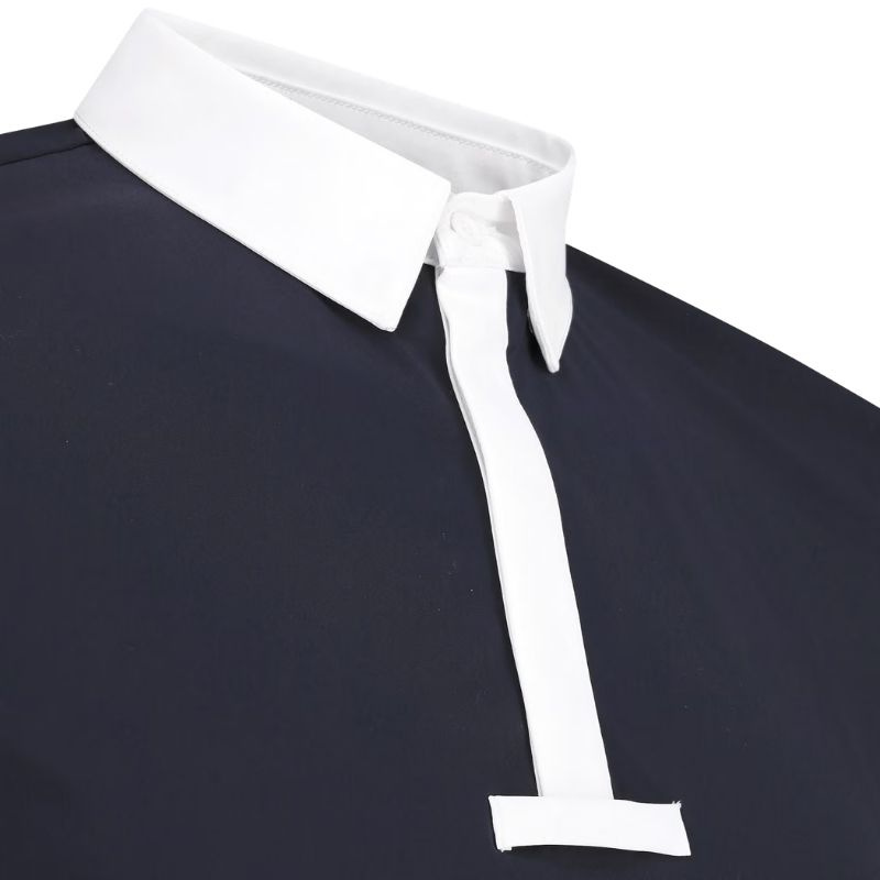 Męska koszula konkursowa Classic Short Sleeve Granatowa