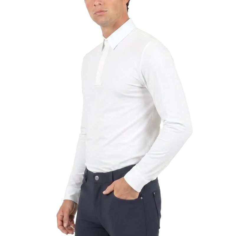 Męska koszula konkursowa Classic Long Sleeve Biała
