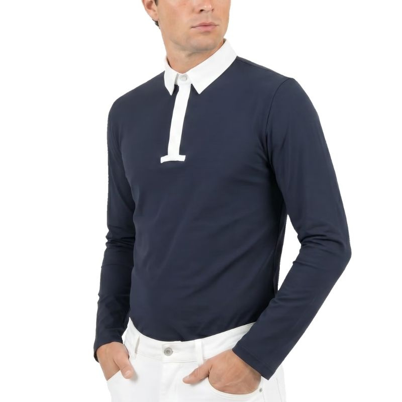 Męska koszula konkursowa Classic Long Sleeve Granatowa